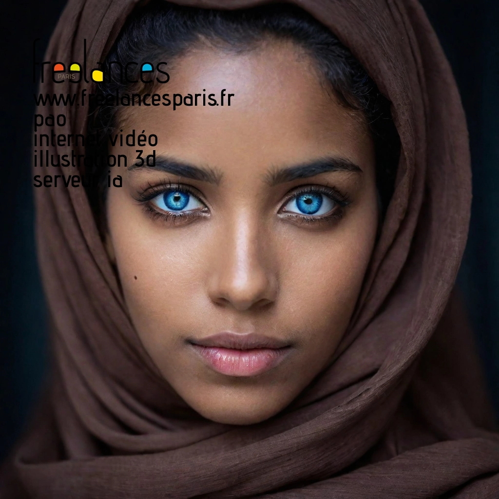 Pao mise en page internet vidéo illustration 3d serveur IA générative AI freelance paris studio de création magazines 733jj5d0